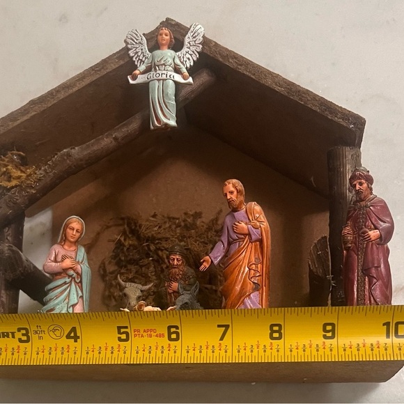 Handcrafted Vintage Made In Italy Hand painted Nativity Three Wise Men Beautiful - Picture 13 of 16